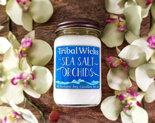 Load image into Gallery viewer, Sea Salt Orchids 16oz Mason Jar