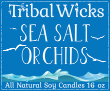 Load image into Gallery viewer, Sea Salt Orchids 16oz Mason Jar